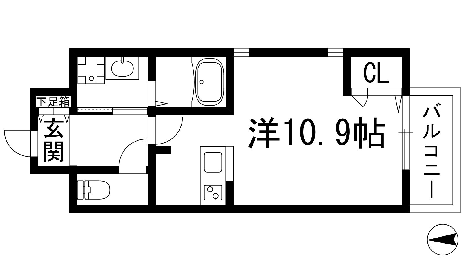 ONLYONE宝塚駅前の物件間取画像