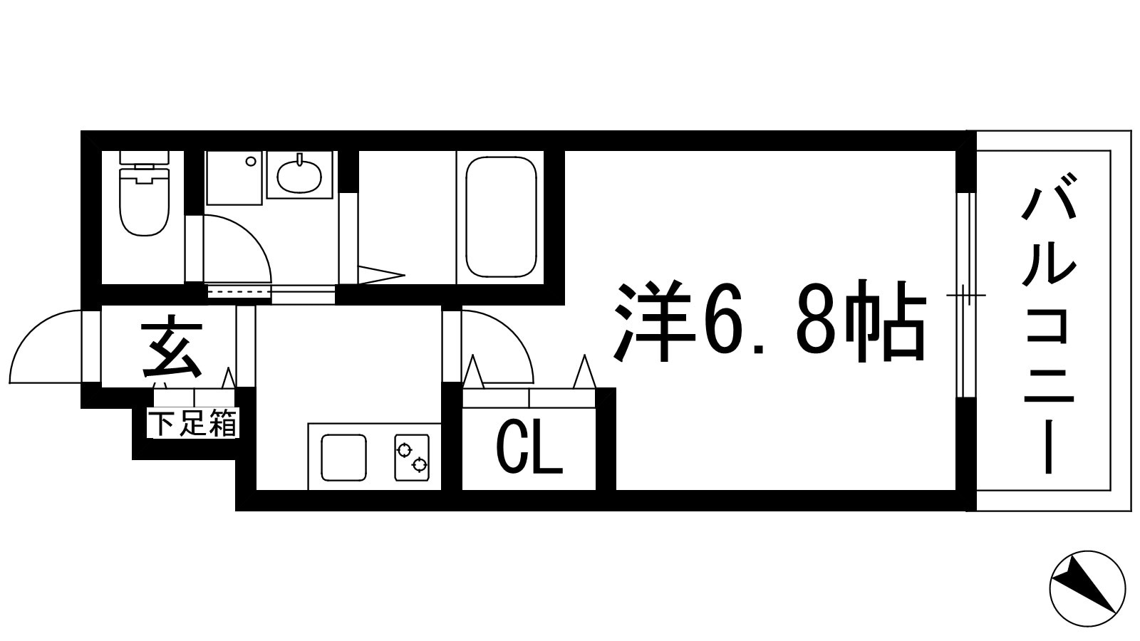 ウェルスクエア石橋阪大前の物件間取画像