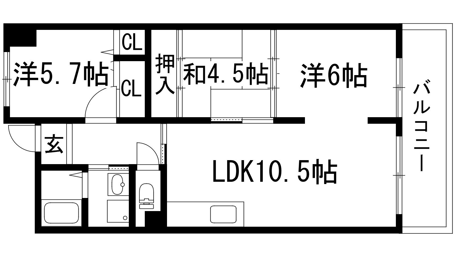 グランドール南野の物件間取画像