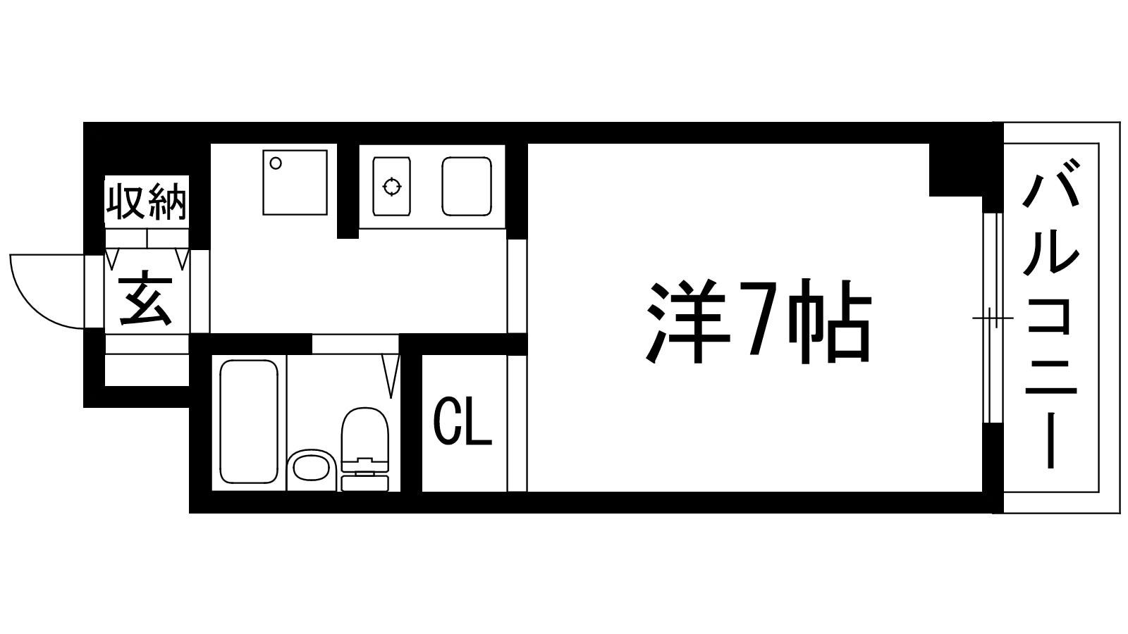 ローズバンクの物件間取画像