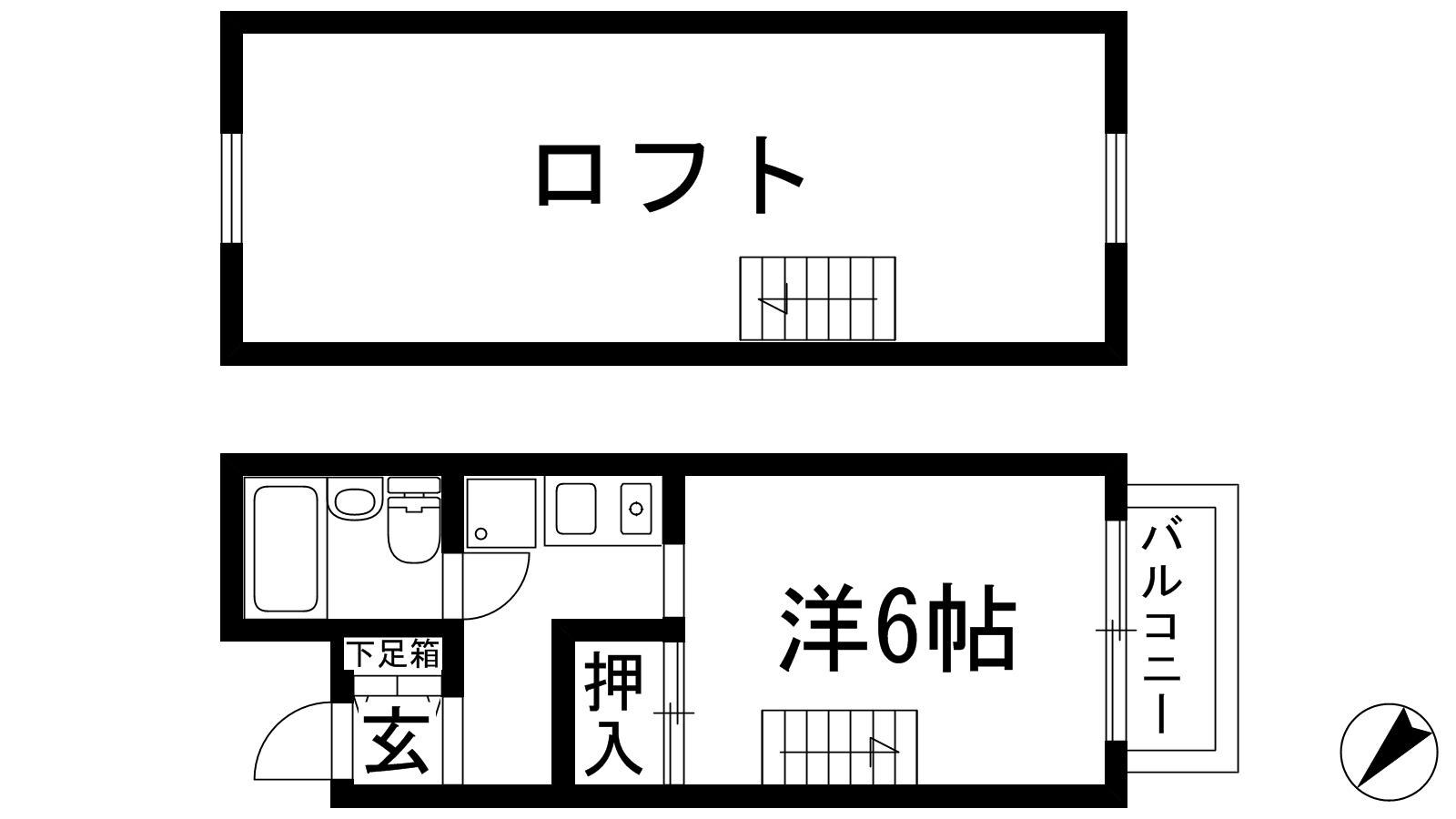 ハイツアベニューの物件間取画像