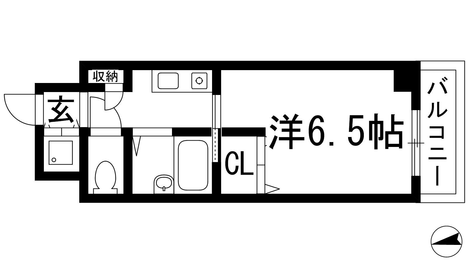 ブランベール甲東園の物件間取画像