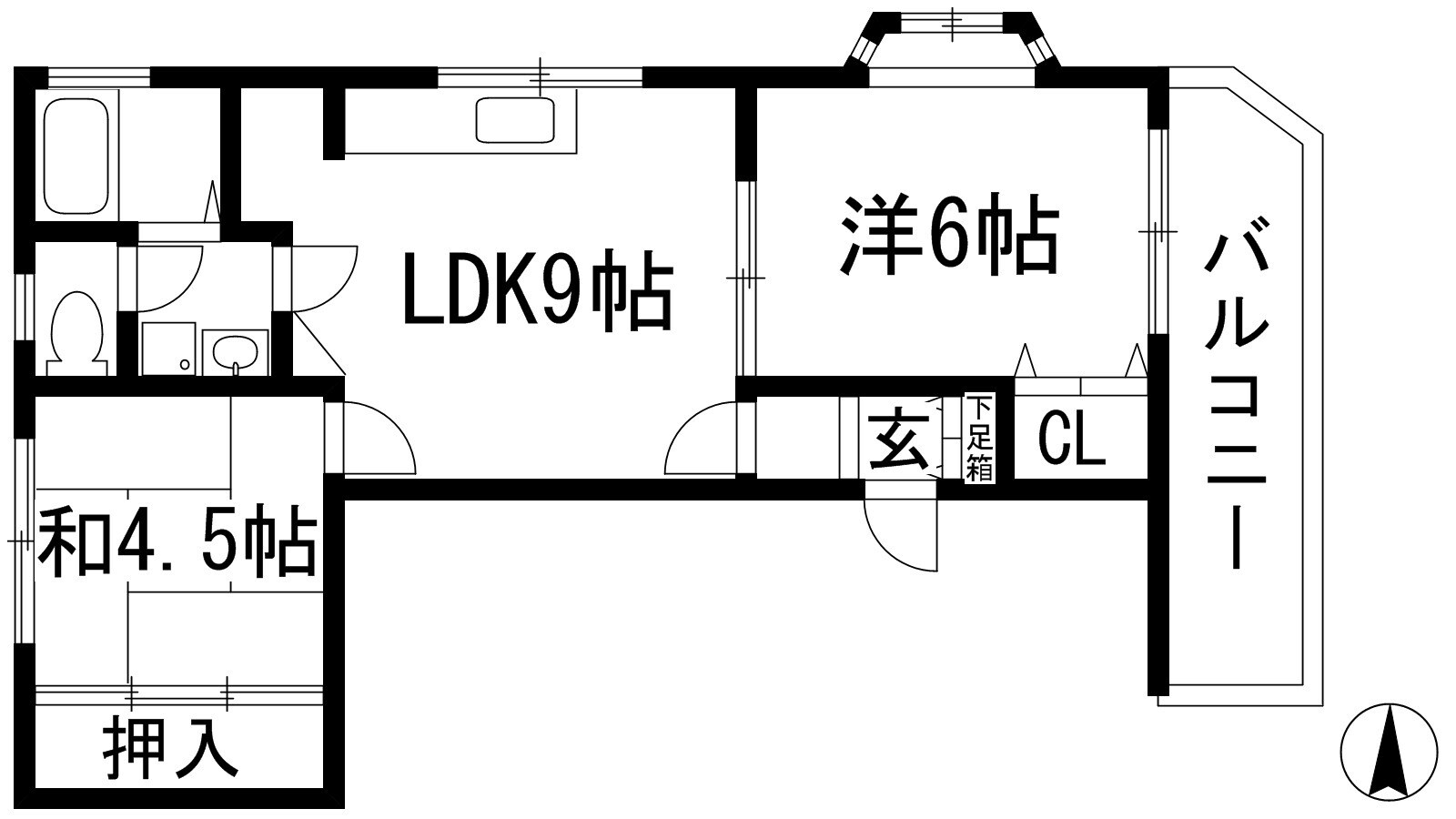 道上ビルの物件間取画像