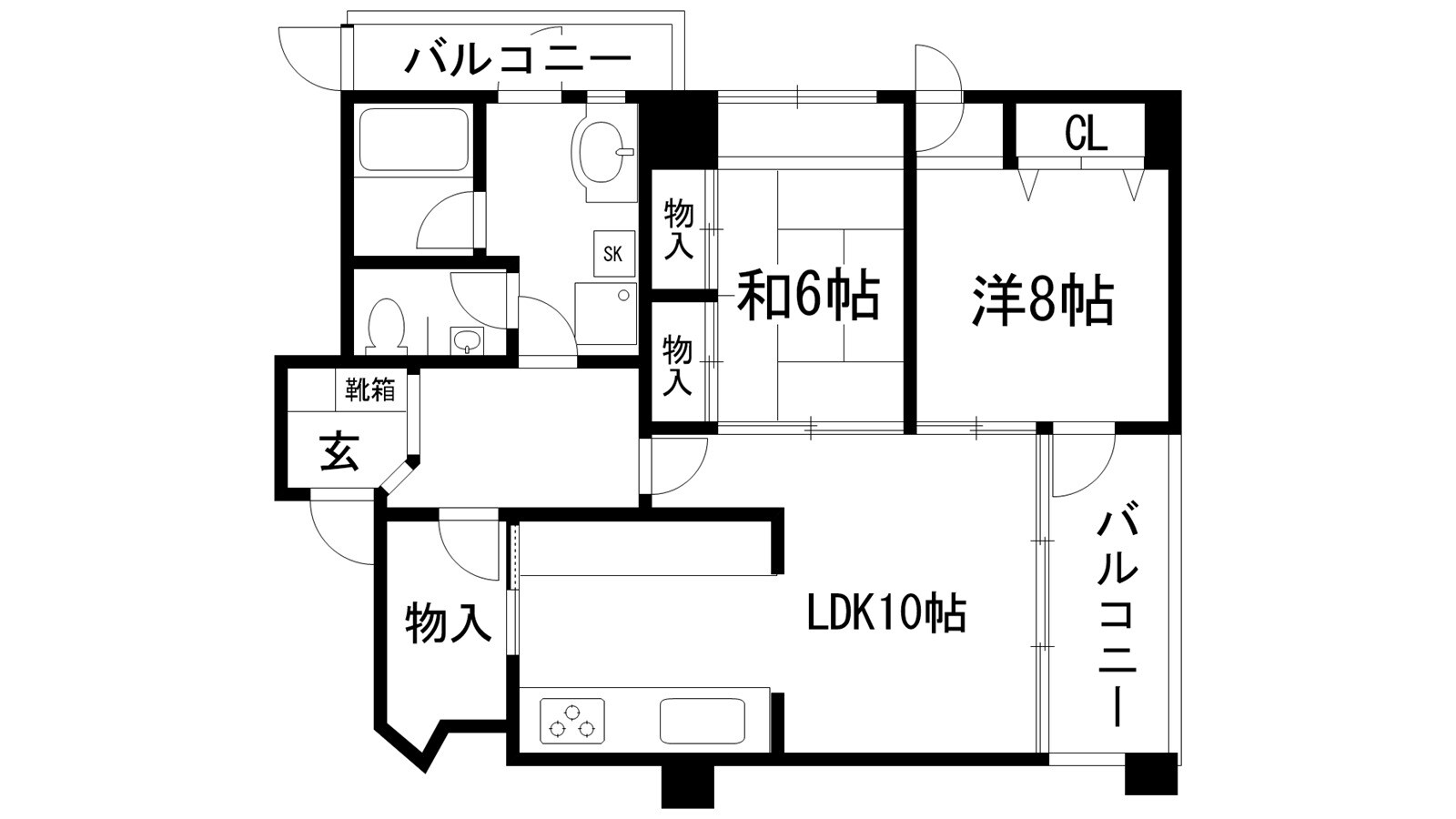 クレハ220の物件間取画像