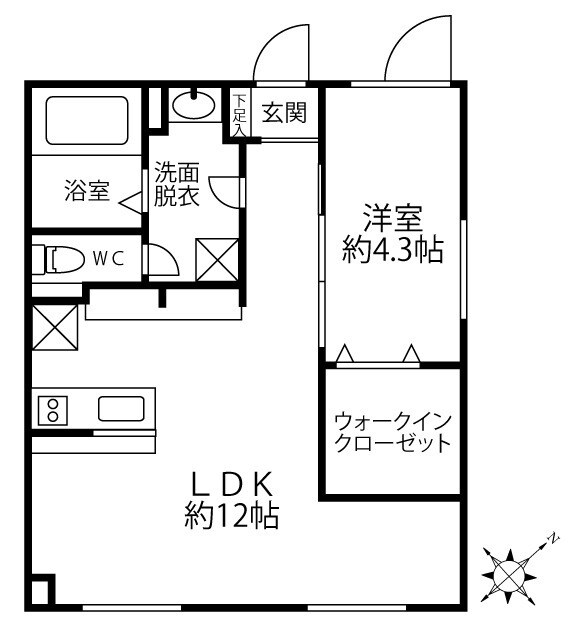 （仮称）目黒区中央町２丁目PJの物件間取画像