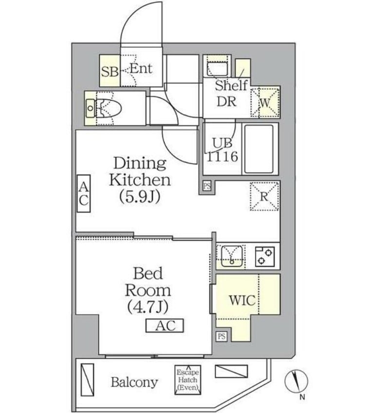 ブリックレジデンス南青山（BRICK RESIDENCE南青山）の物件間取画像