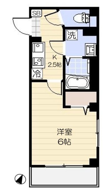 サンシエ大宮の物件間取画像