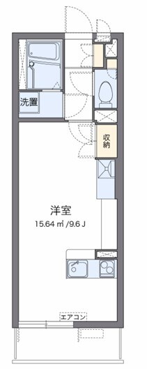 クレイノパレスアニマル２１の物件間取画像