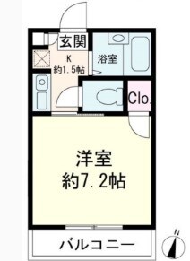 レスコート蕨の物件間取画像
