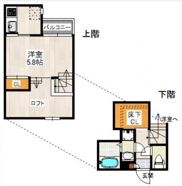 CB東大宮ルーチェの物件間取画像