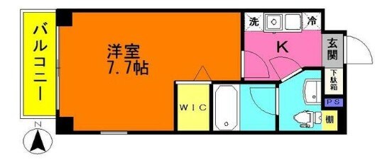 アクシーズグランデ高鼻町の物件間取画像