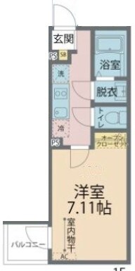 カインドネス蕨Ⅱの物件間取画像