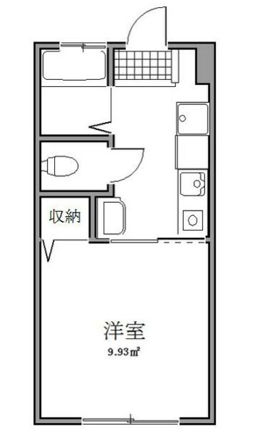 サンライズ春日部の物件間取画像