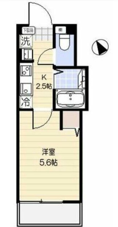エクセラン大宮の物件間取画像