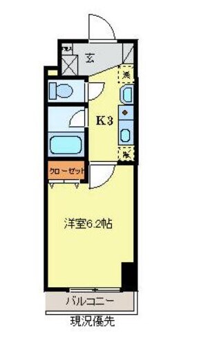 ソレアードシンコの物件間取画像