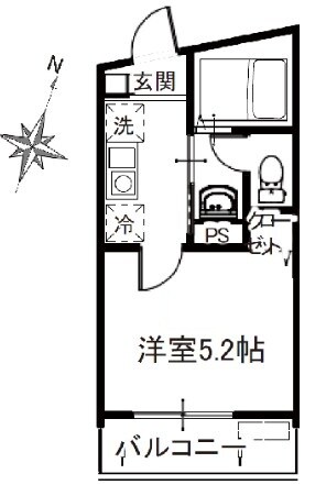 MELDIA桜区田島３丁目NO.2の物件間取画像
