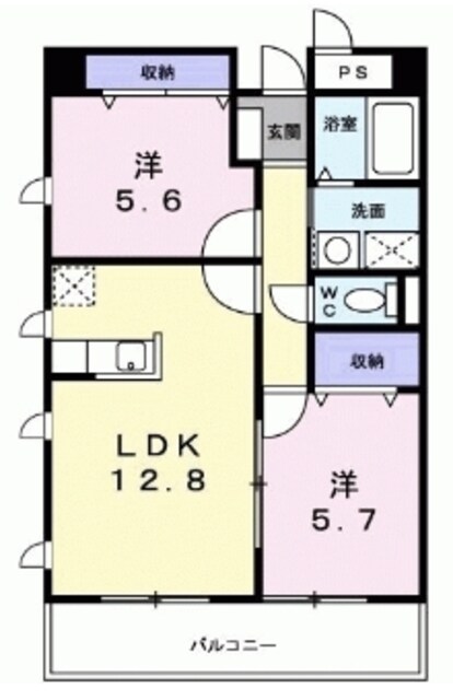 アプローズの物件間取画像