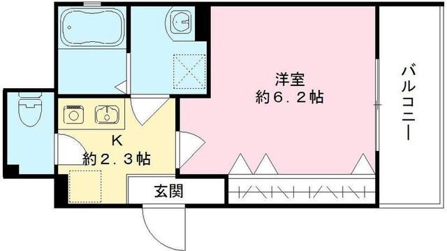 千林駅 徒歩3分 2階の物件間取画像