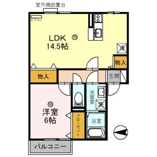 シェソワ門真南の物件間取画像