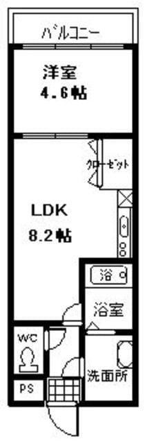 深江橋駅 徒歩7分 2階の物件間取画像