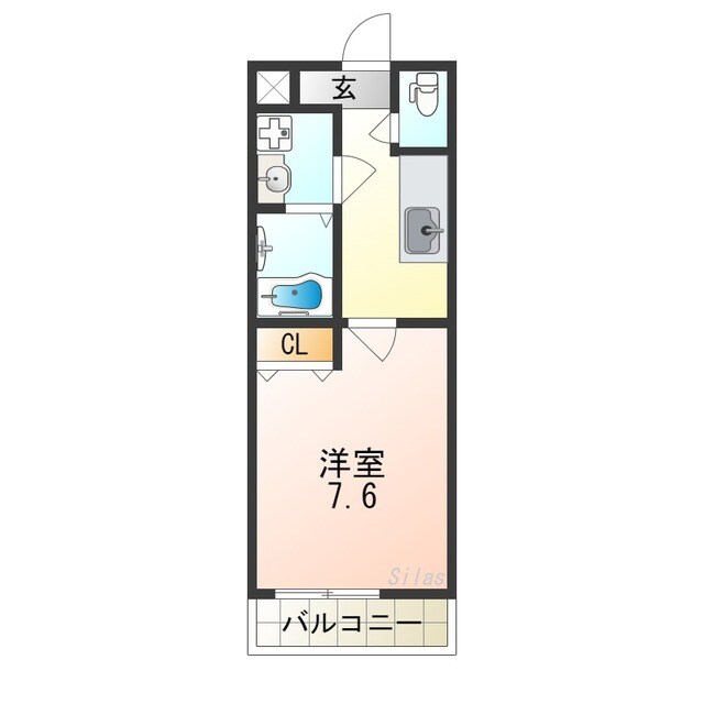 徳庵駅 徒歩10分 2階の物件間取画像