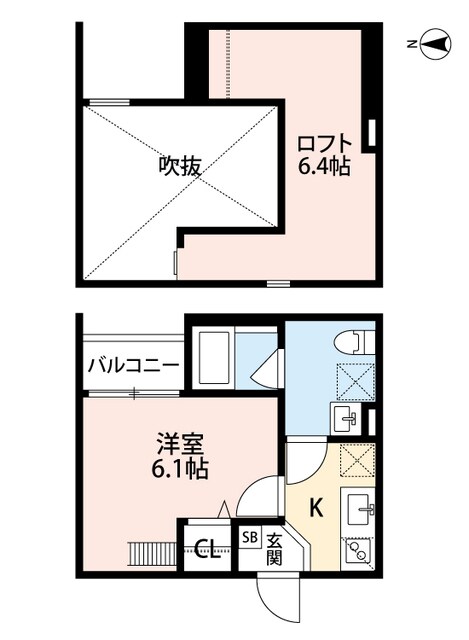 南巽駅 徒歩7分 2階の物件間取画像