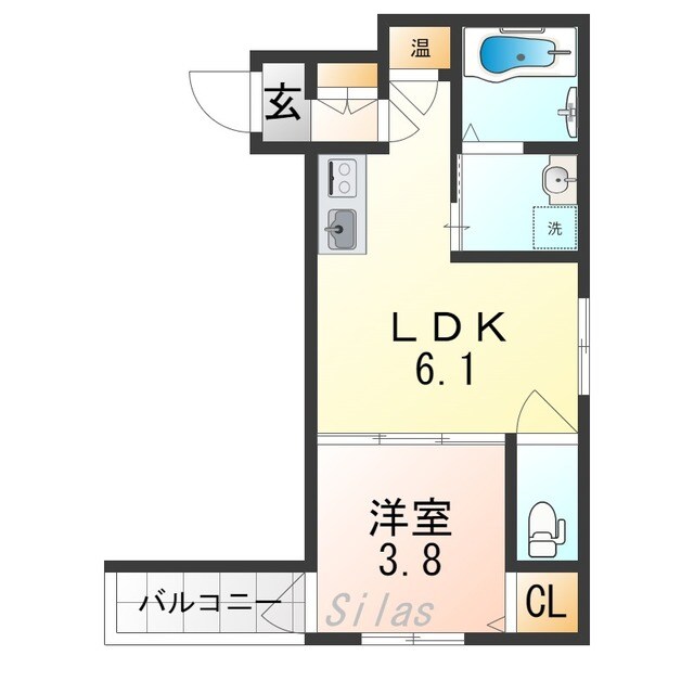 F asecia Magnoliaの物件間取画像