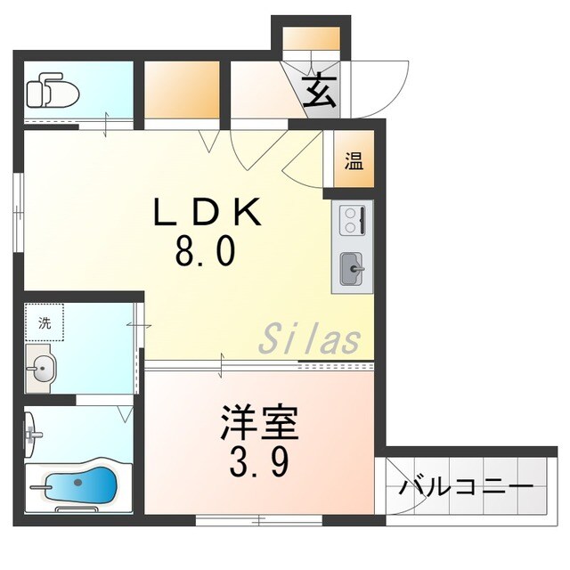 F asecia Magnoliaの物件間取画像