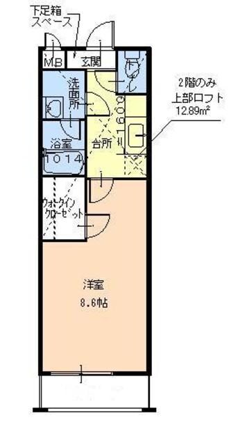 ベルシェソワKの物件間取画像