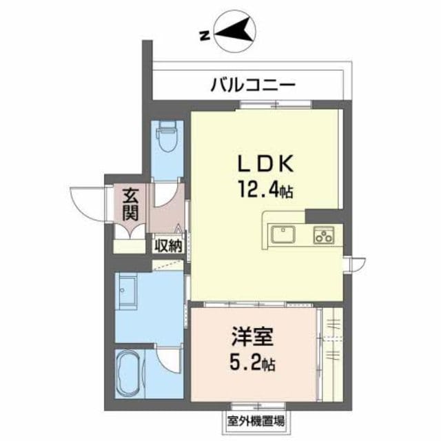 瓢箪山駅 徒歩8分 3階の物件間取画像