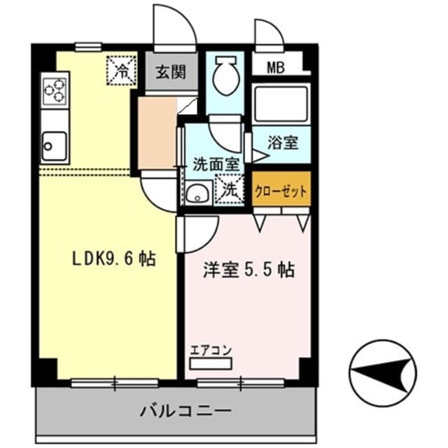 額田駅 徒歩2分 3階の物件間取画像