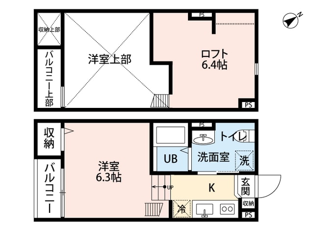 荒本駅 徒歩11分 1階の物件間取画像