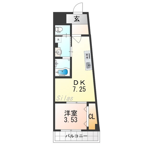 門真南駅 徒歩1分 3階の物件間取画像