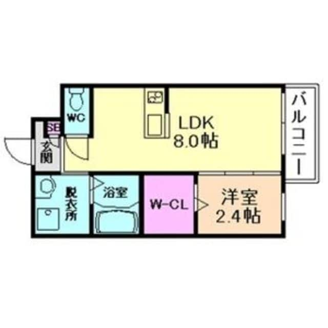 御殿山駅 徒歩3分 2階の物件間取画像