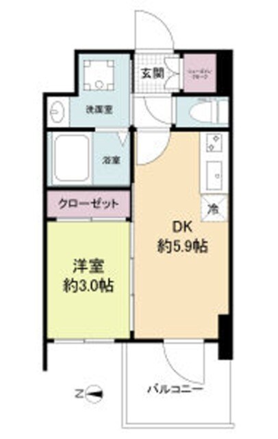 新大阪駅 徒歩8分 3階の物件間取画像