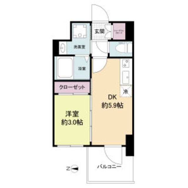 新大阪駅 徒歩8分 6階の物件間取画像