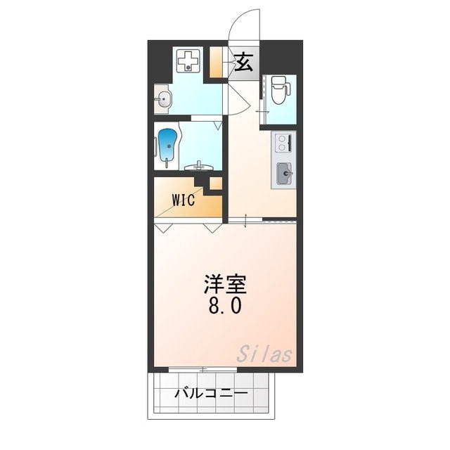 関目高殿駅 徒歩5分 5階の物件間取画像