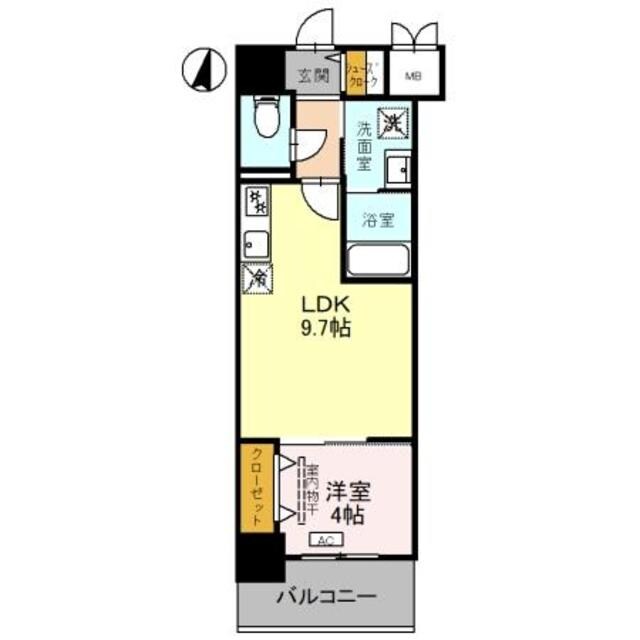 枚方市駅 徒歩3分 2階の物件間取画像