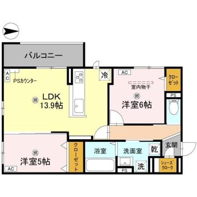 D-residence香里新町の物件間取画像