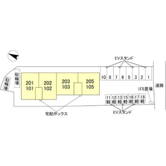 郡津駅 徒歩6分 2階の物件外観写真