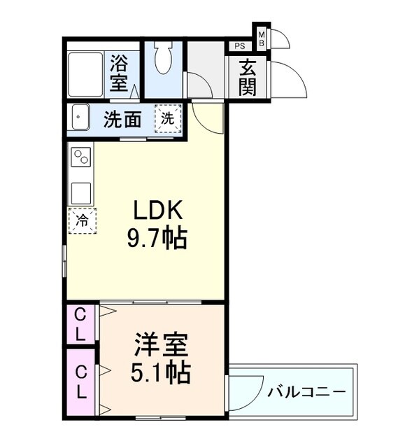 サンセレーノ minamiの物件間取画像