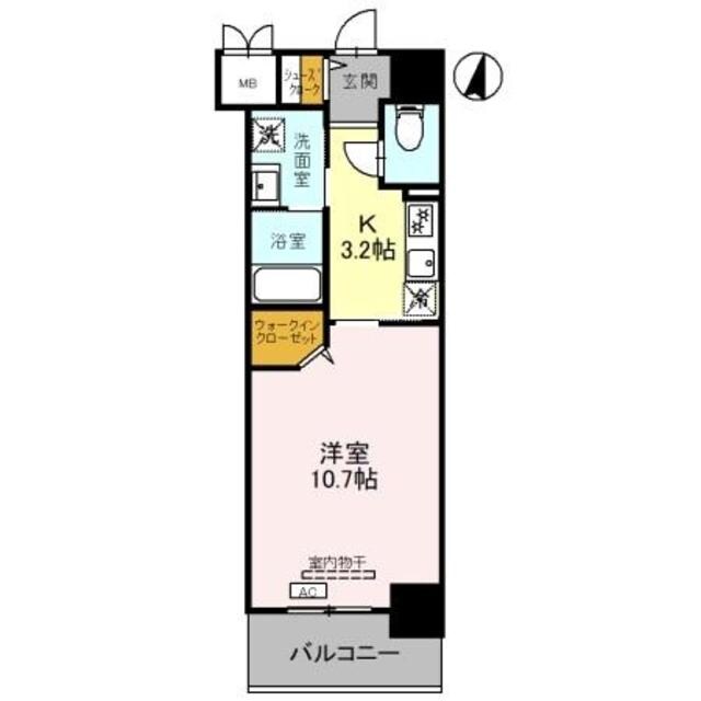 枚方市駅 徒歩3分 2階の物件間取画像