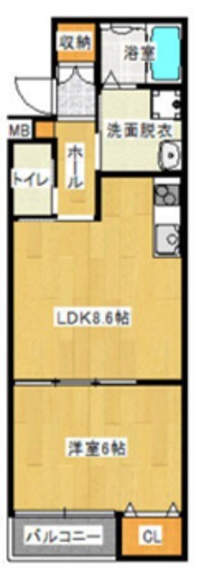 グレートヒルズ８番館の物件間取画像