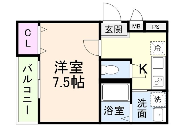 フジパレス大和田Ⅴ番館の物件間取画像
