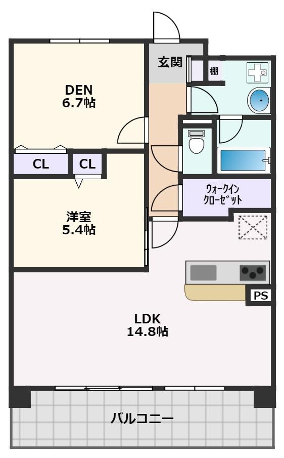 グランデ紫陽花の物件間取画像