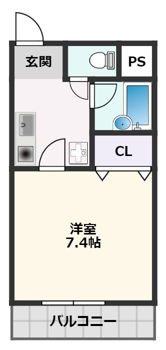 アーネスト山手Ⅱの物件間取画像