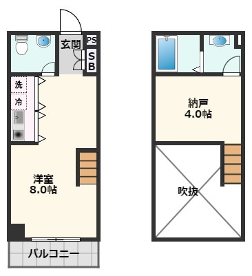 アトライズ片山の物件間取画像