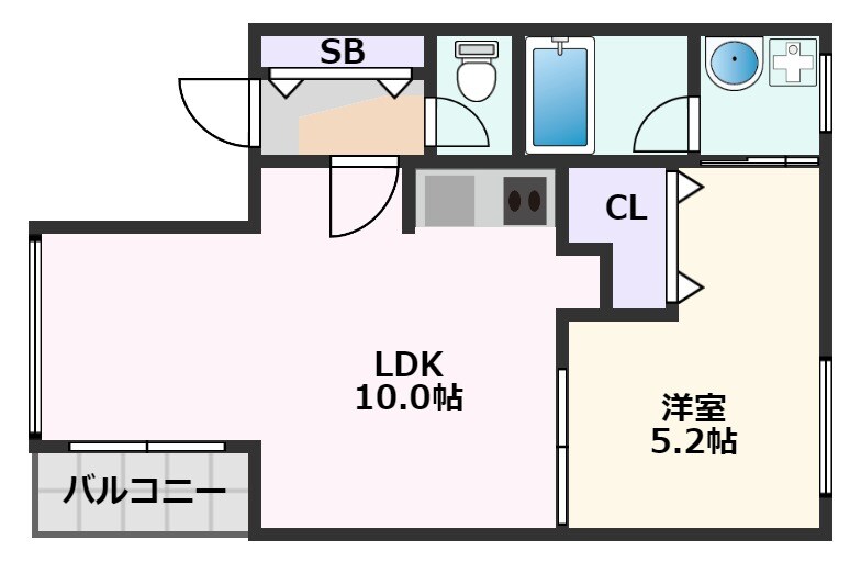 ルーツ７３千里丘東の物件間取画像