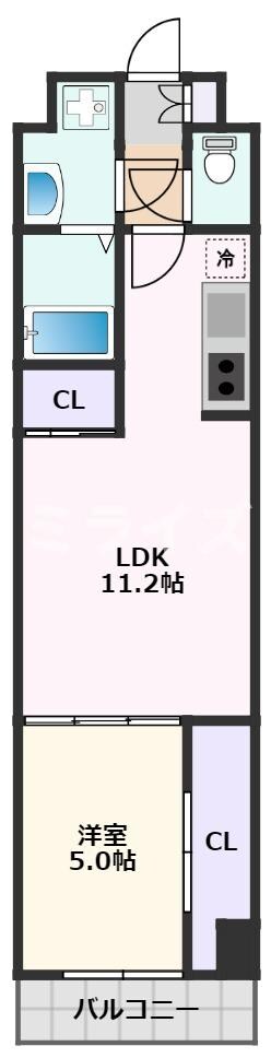 ビエラコート岸部中の物件間取画像