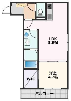 メゾン・デュ・クレエ千里山の物件間取画像